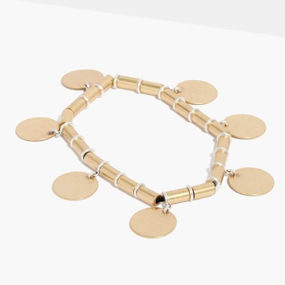Madewell Beaded Disc Bracelet